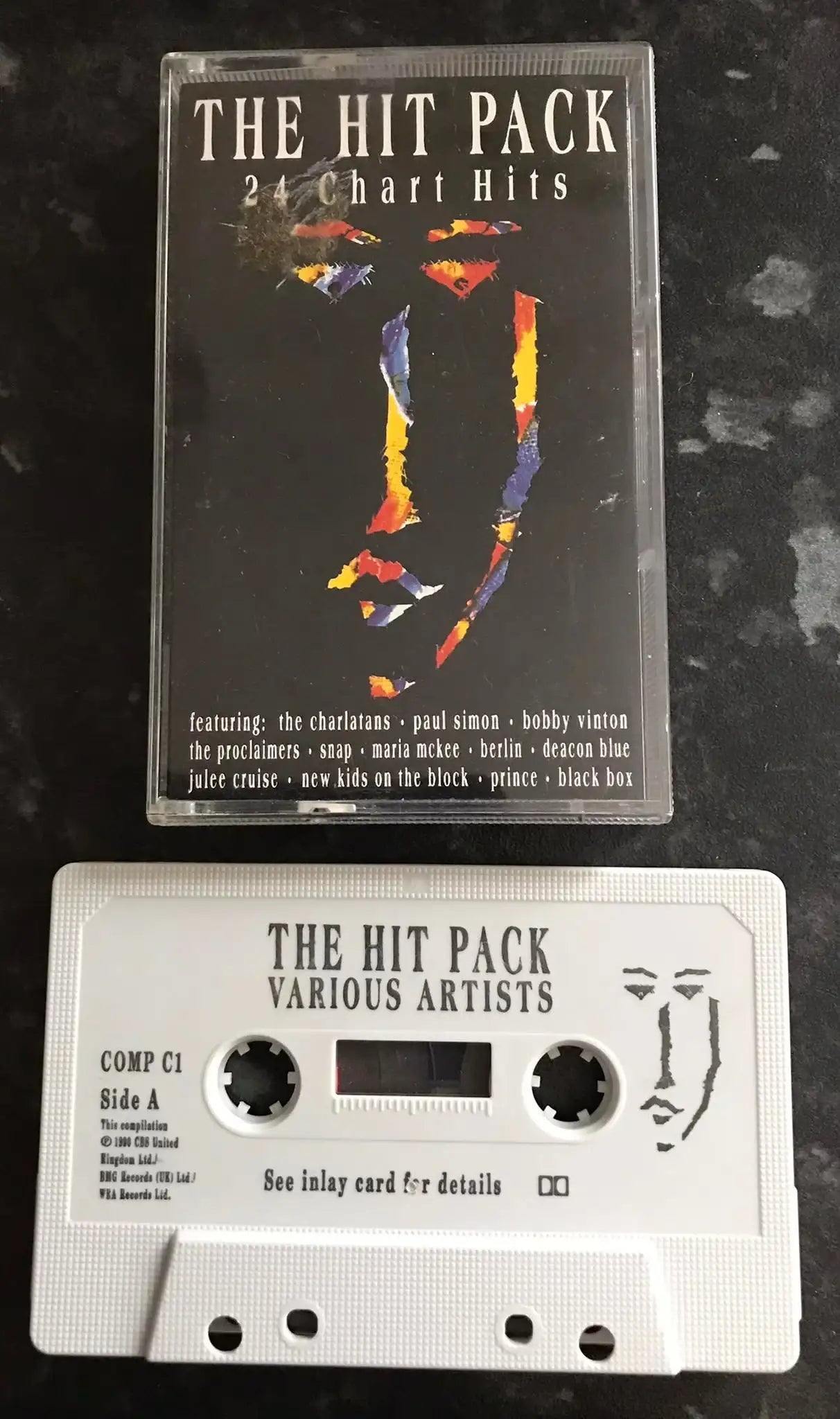 The Hit Pack Album, 24 Chart Hits by Various Artists 1990, CBS, COMP C1 Magretro