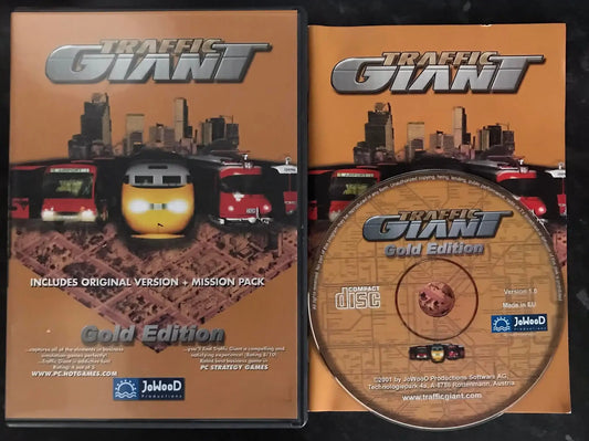 Traffic Giant, Gold Edition, UK, Pal, PC Game Magretro