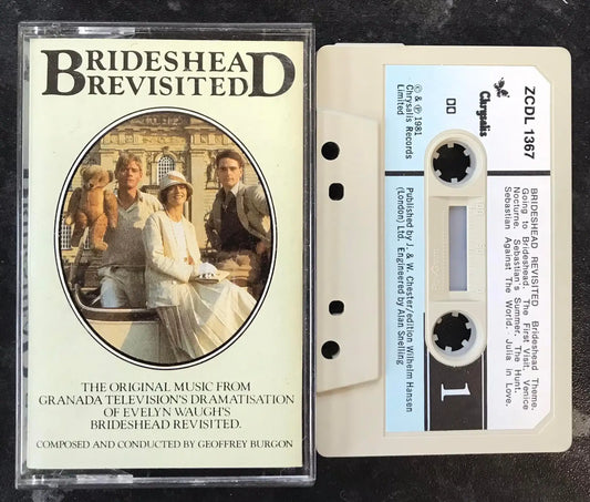Brideshead Revisited TV Music, CHRYSALIS, ZCDL 1367, Vintage Cassette Magretro