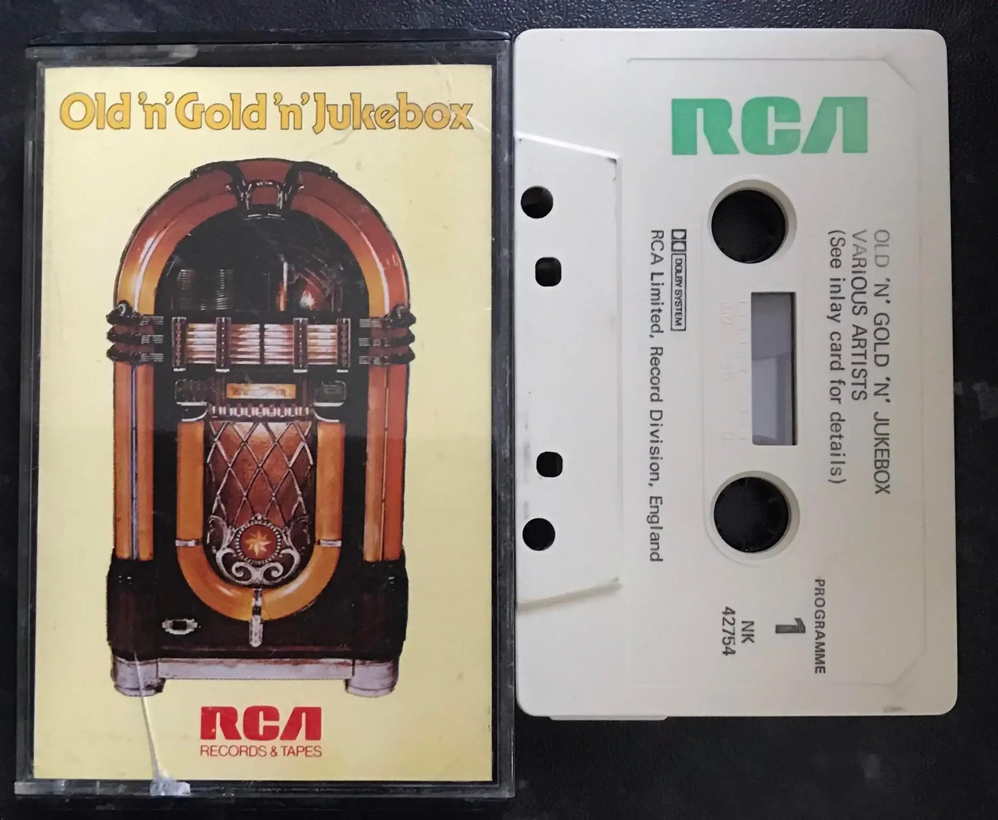 Old 'N' Gold 'N' Jukebox Album, RCA, NK 42754, Vintage Cassette Magretro