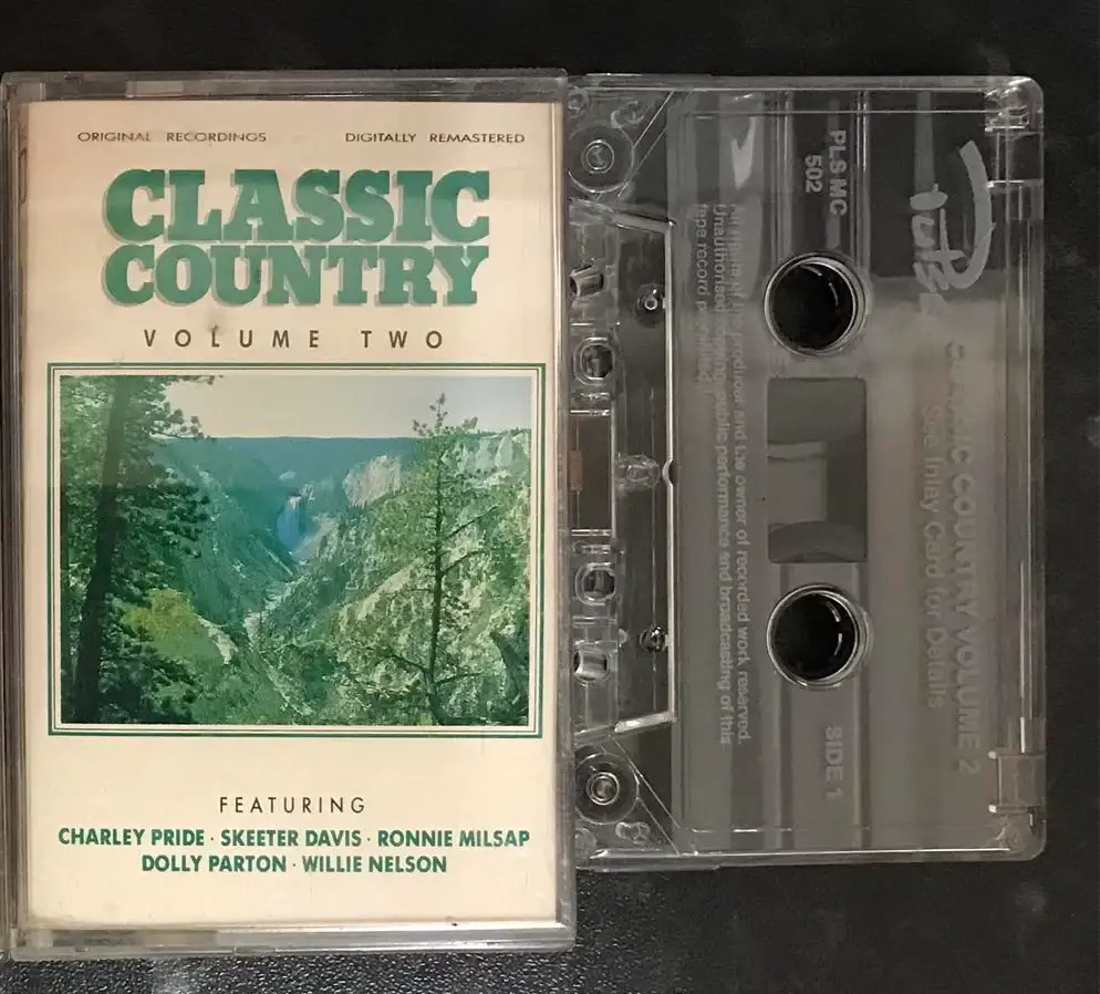 Classic Country, Volume 2, PULSE, PLS MC 502, Vintage Cassette Magretro
