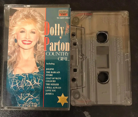 Dolly Parton Country Girl Album, tc-mfp 5914,Music For Pleasure,Vintage Cassette Magretro