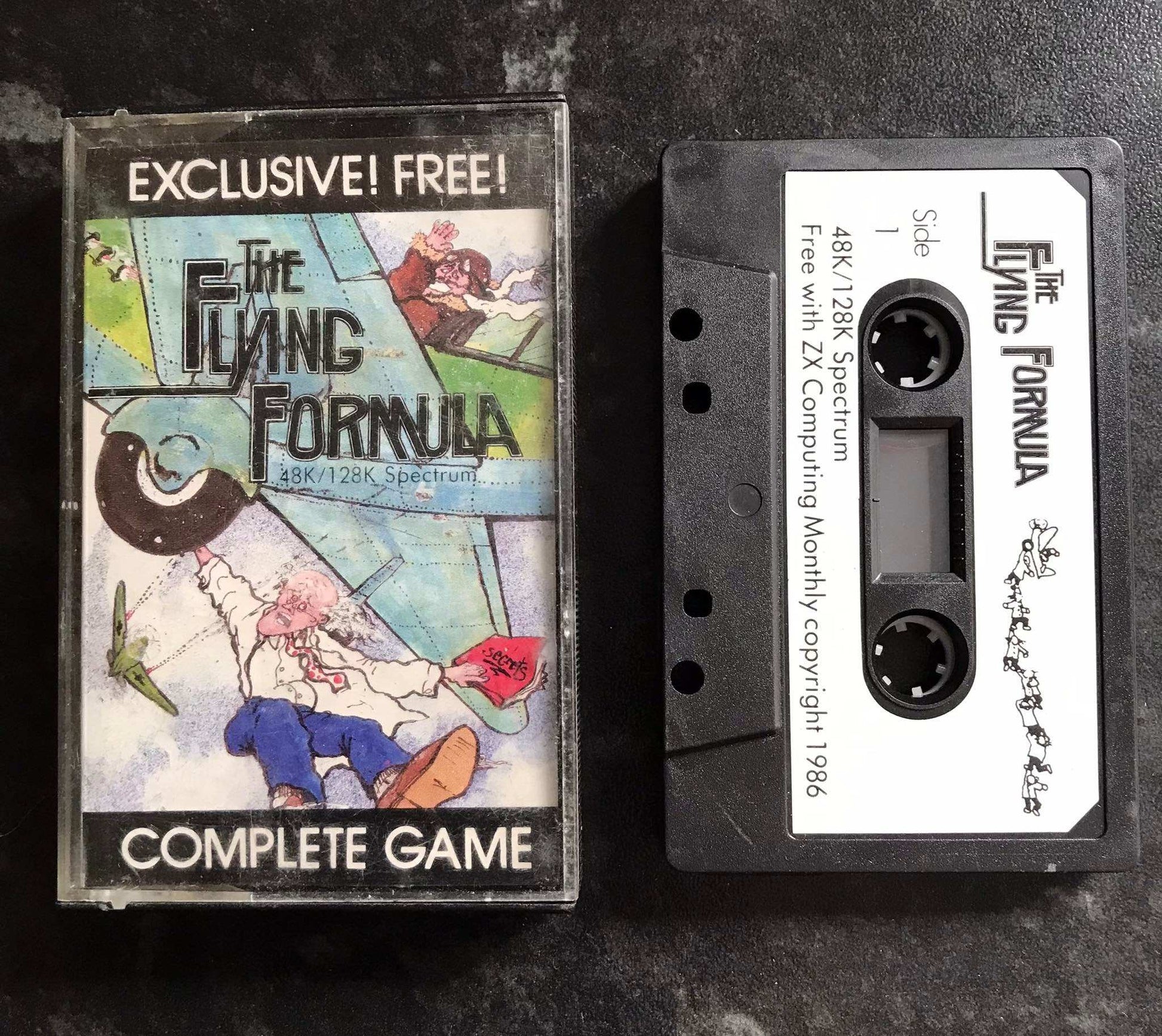The Flying Formula (Working), ZX Spectrum, by ZX Computing Magretro