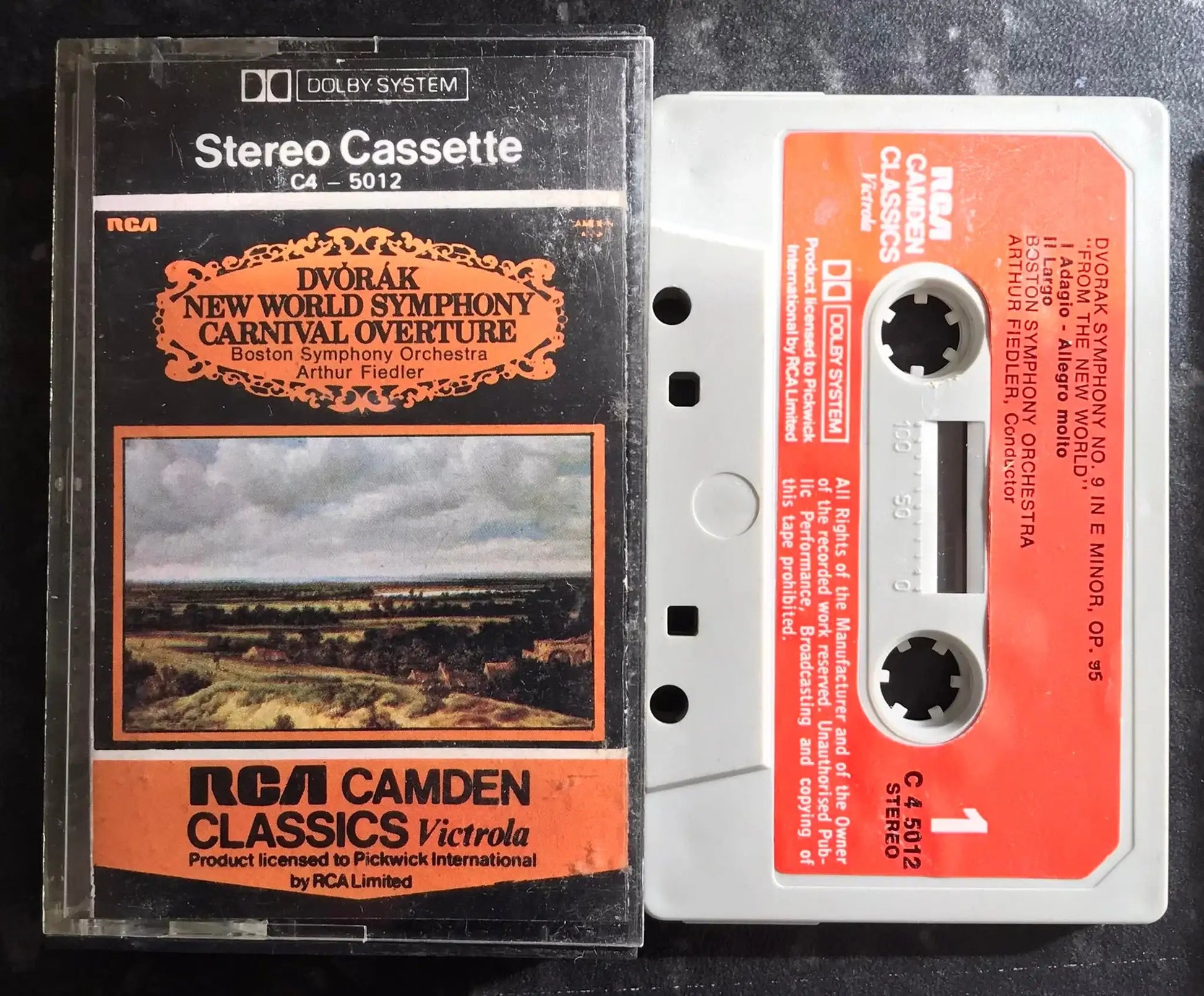 Dvorak, New World Symphony, Carnival Overture, RCA Camden, C4-5012 Magretro