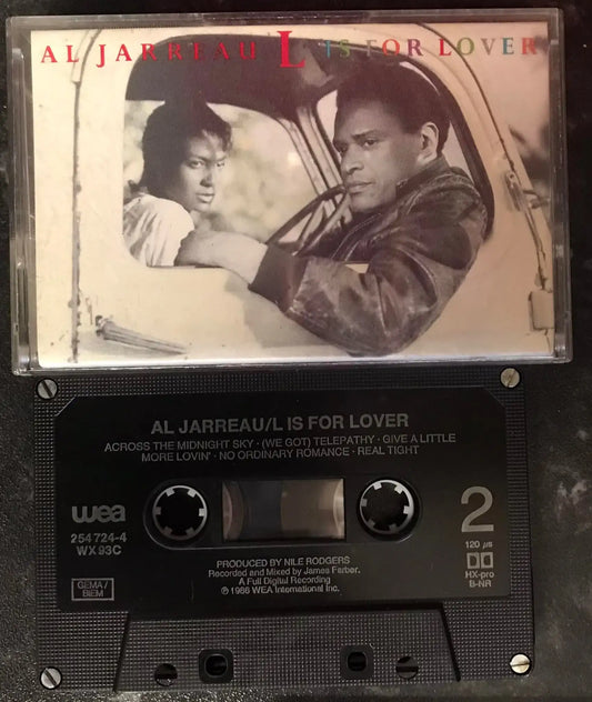 Al Jarreau, L is For Lover Album, WEA, 254 724-4, Vintage Cassette Magretro