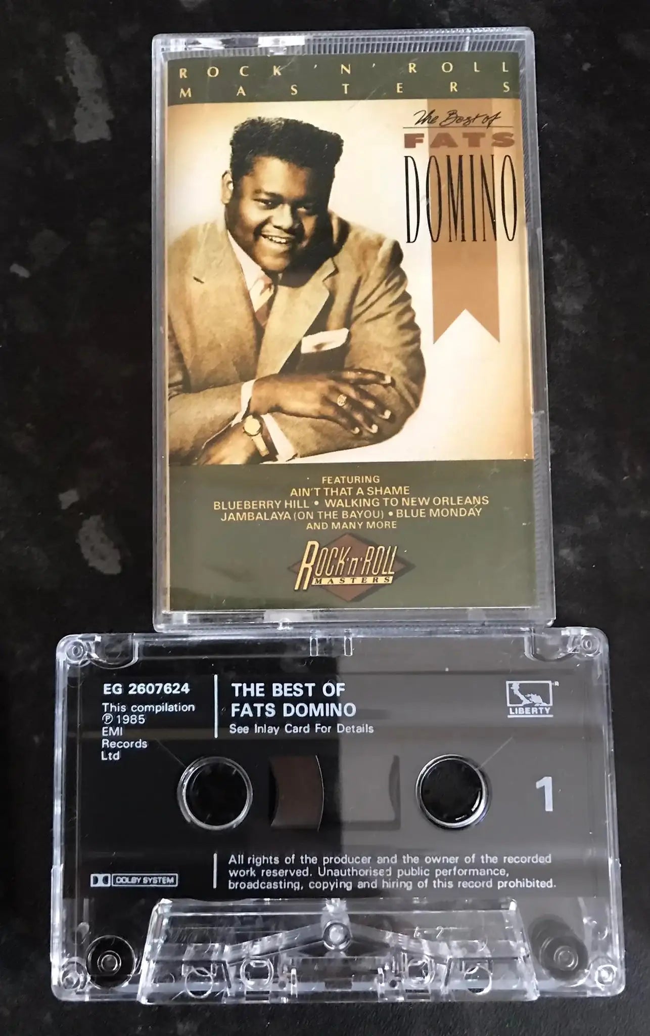 The Best of Fats Domino Album, Liberty, EG 26 0762 4, Vintage Cassette Magretro