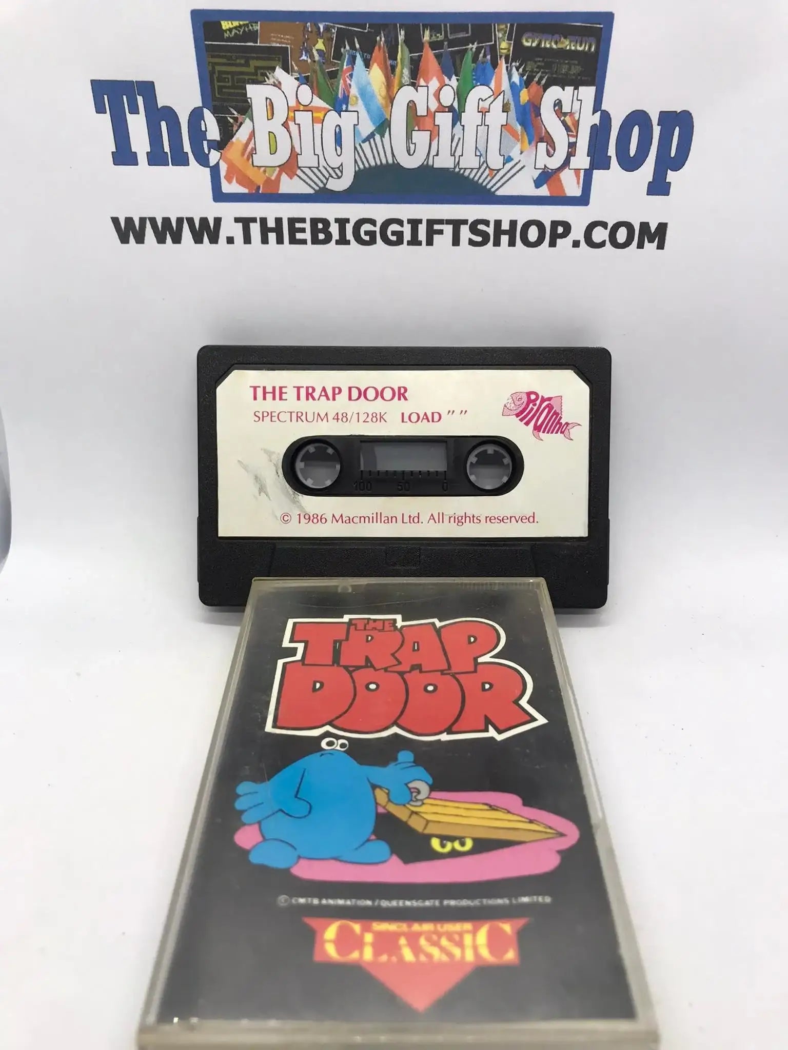 The Trapdoor (Tested Working), ZX Spectrum, Released by Piranha, Rare Magretro
