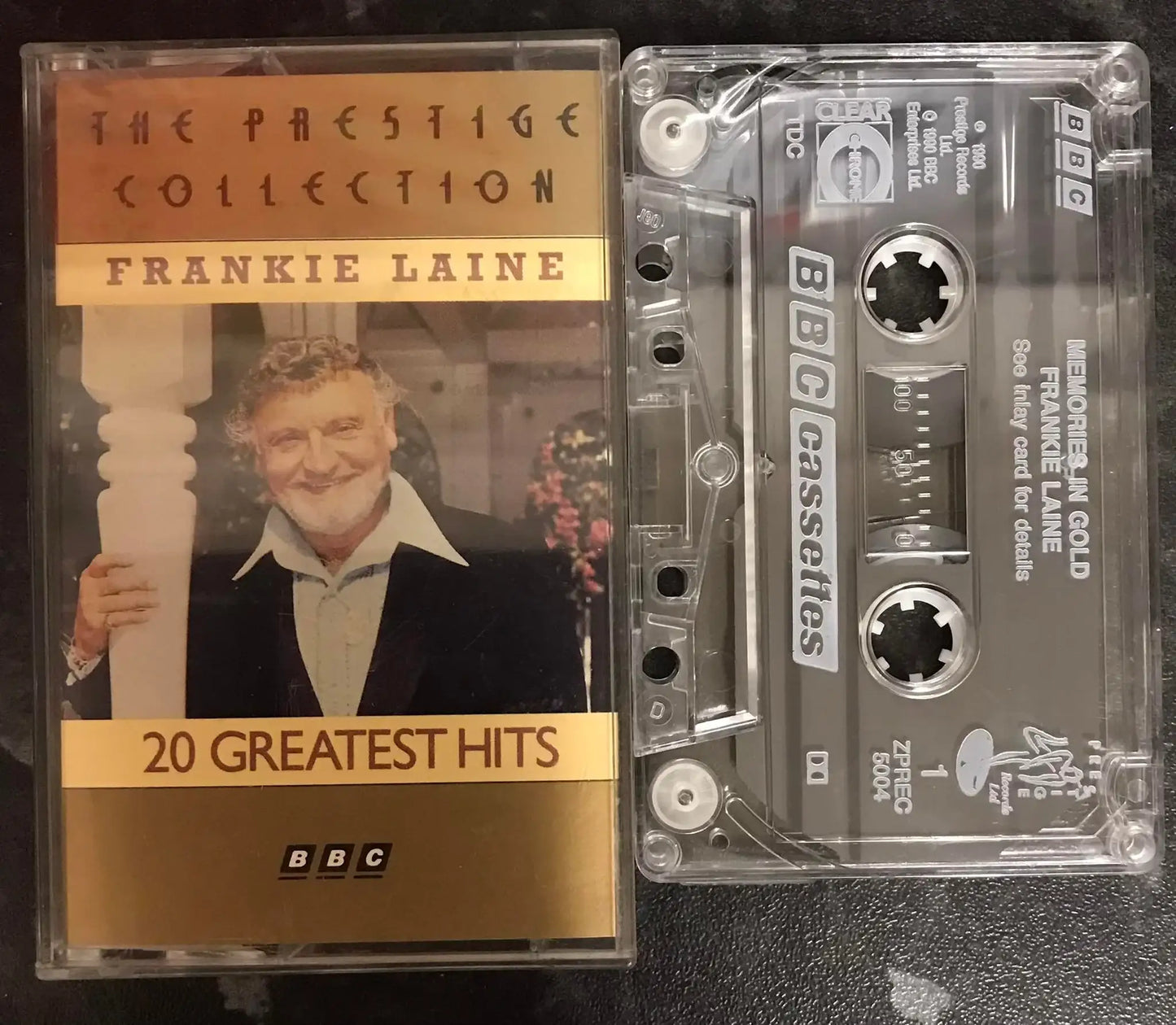 Frankie Laine, 20 Greatest Hits Album, BBC, zprec 5004, Vintage Cassette Magretro