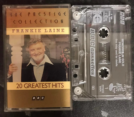 Frankie Laine, 20 Greatest Hits Album, BBC, zprec 5004, Vintage Cassette Magretro