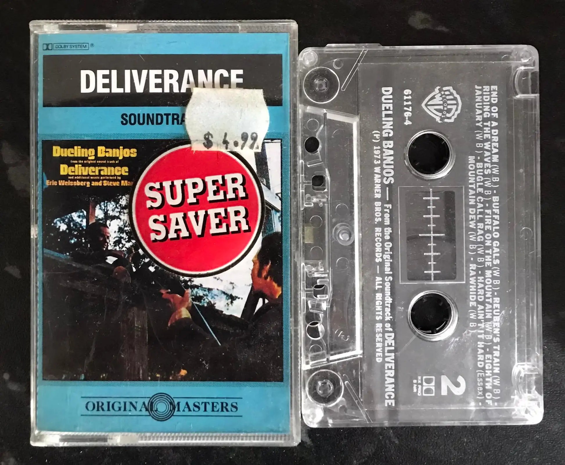 Deliverance Soundtrack, Dueling Banjos, 61176-4, Vintage Cassette Magretro
