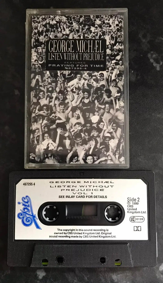George Michael, Listen Without Prejudice Album, Epic, 467295-4, Vintage Cassette Magretro