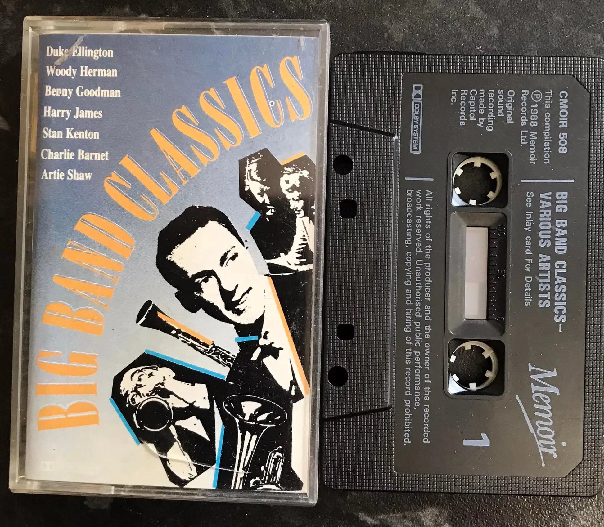 Big Band Classics Album, MEMOIR MUSIC, CMOIR 508, Vintage Cassette Magretro