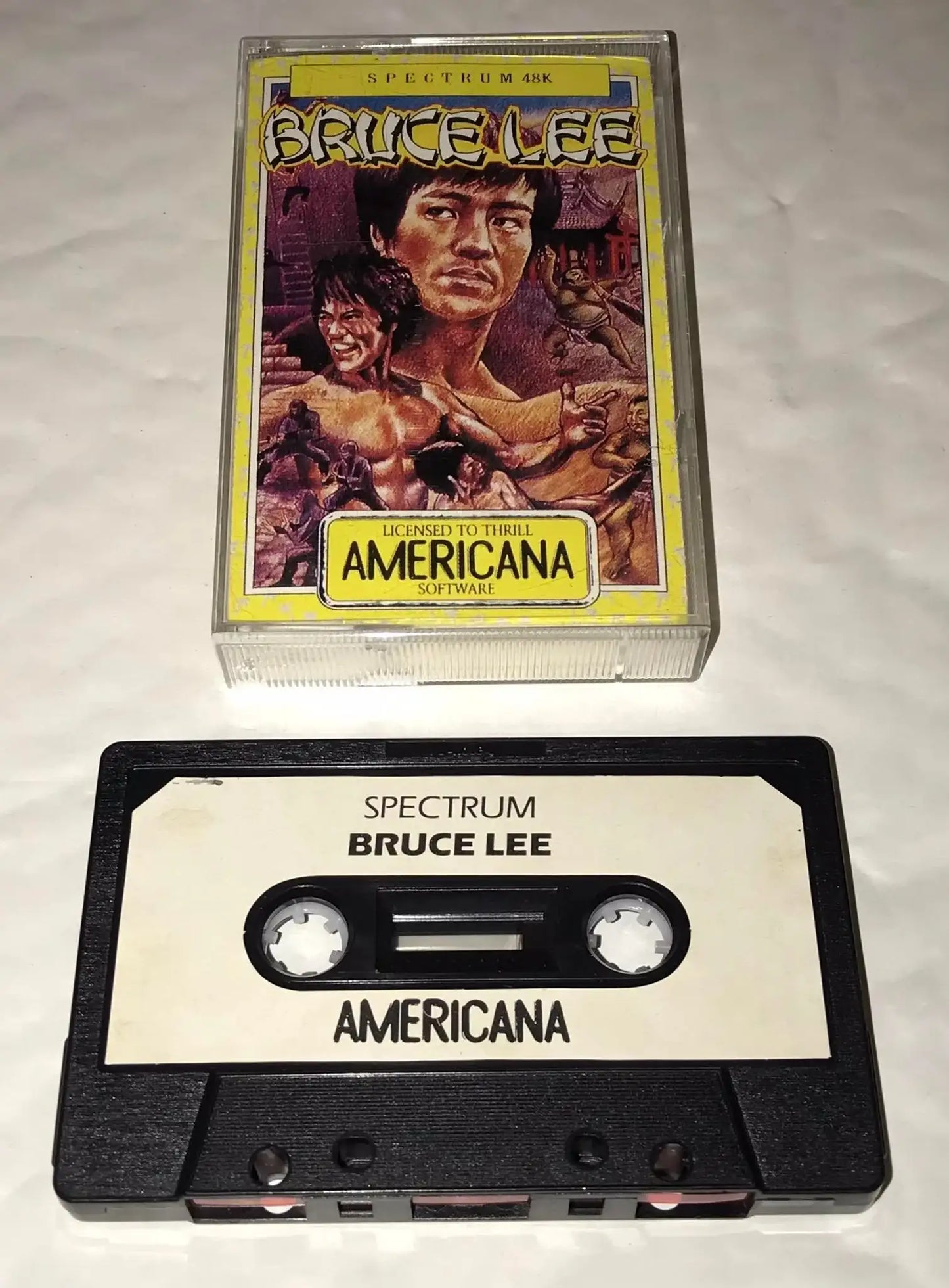 Bruce Lee, ZX Spectrum game by Americana Magretro