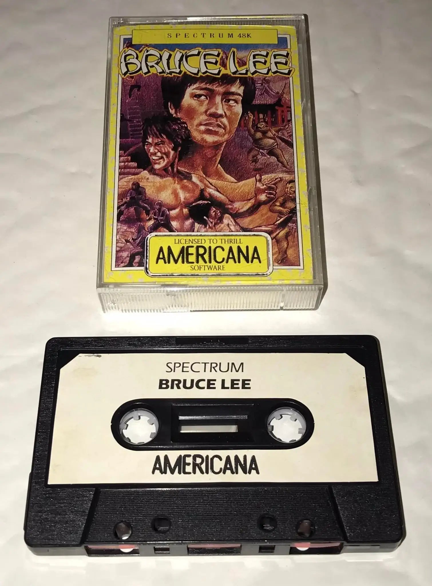 Bruce Lee, ZX Spectrum game by Americana Magretro
