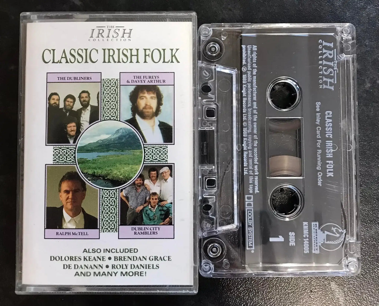 Classic Irish Folk Album, The Irish Collection, KNMC14005, Vintage Cassette Magretro