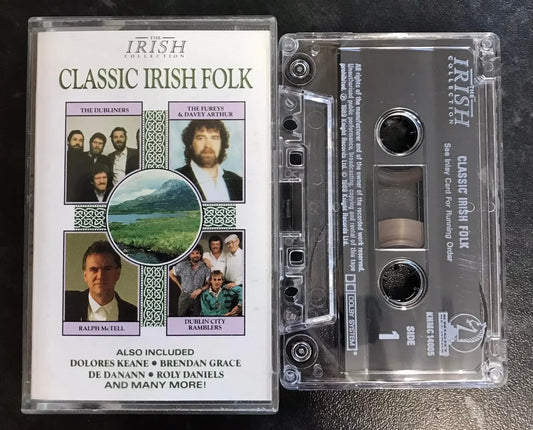Classic Irish Folk Album, The Irish Collection, KNMC14005, Vintage Cassette Magretro
