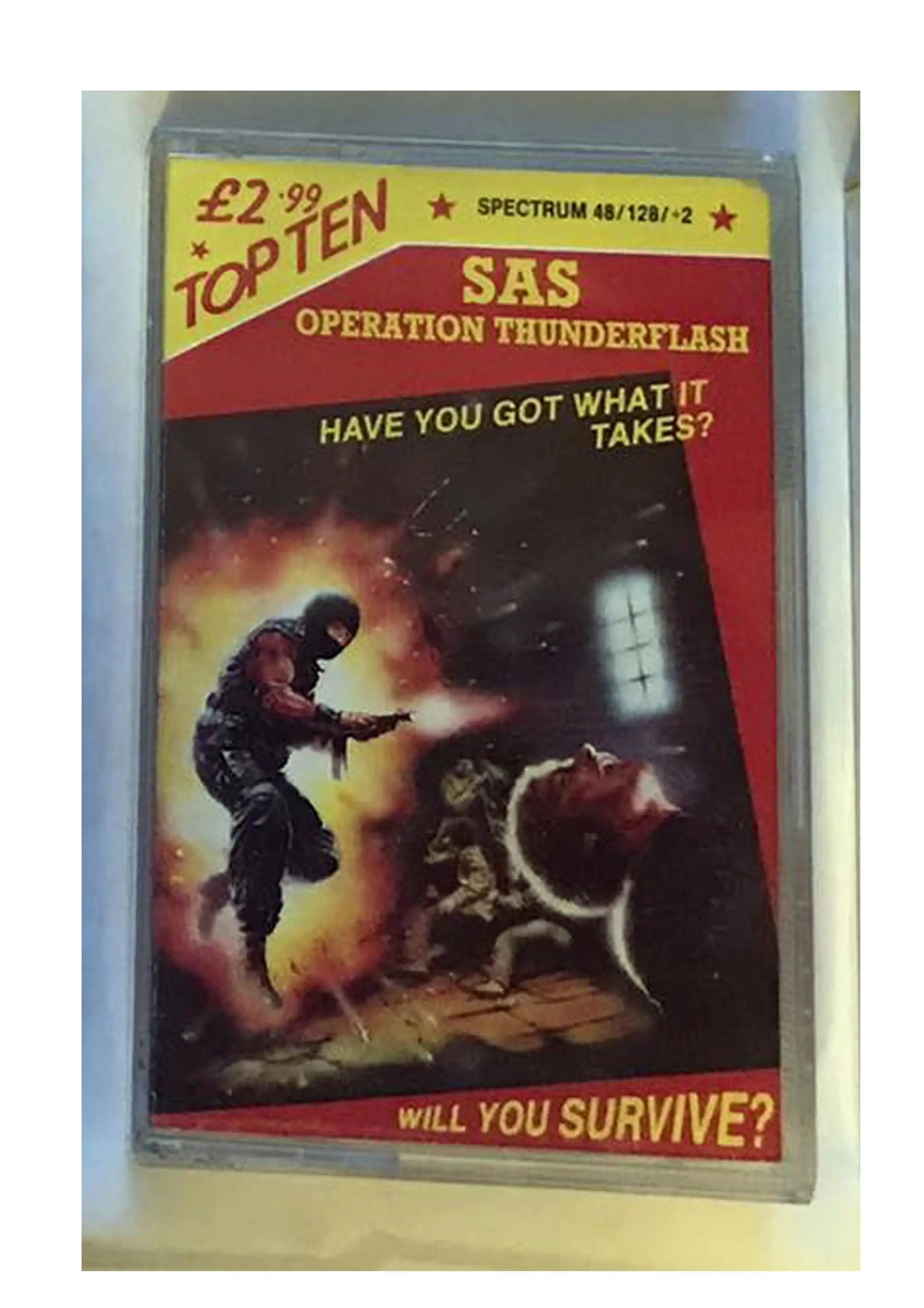 SAS Operation Thunderflash, ZX Spectrum by Top Ten Magretro