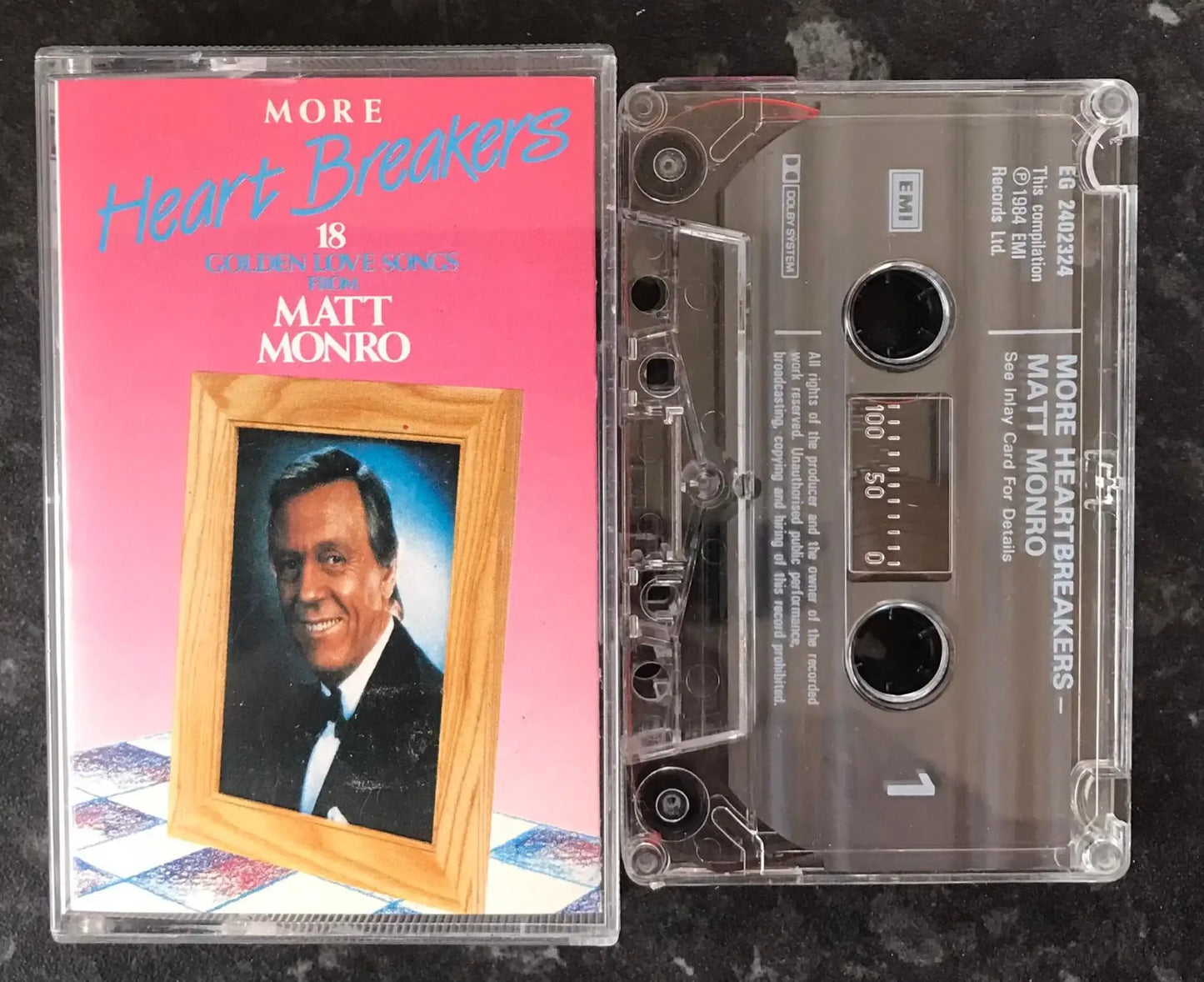 Matt Monro, More Heartbreakers Album, EMI, EG 240232-4, Vintage Cassette Magretro