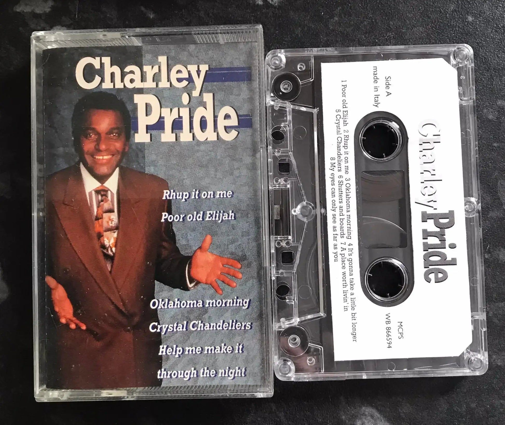 Charley Pride Album, wb 866594, Italy Release, Vintage Cassette Magretro
