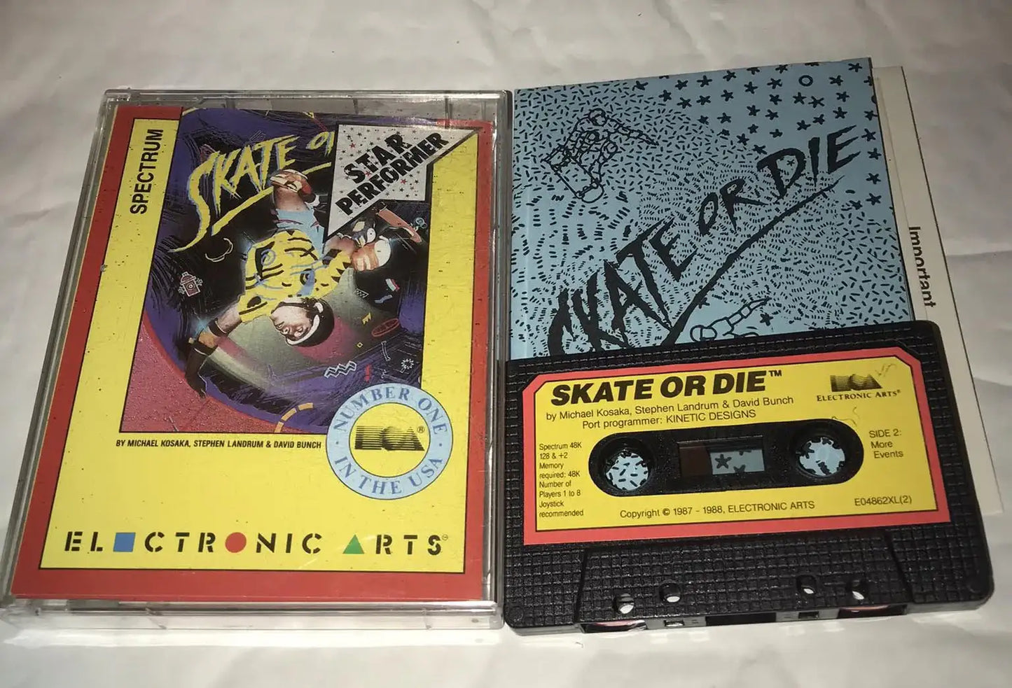 Skate or Die (RARE), ZX Spectrum by Electronic Arts, Working Magretro