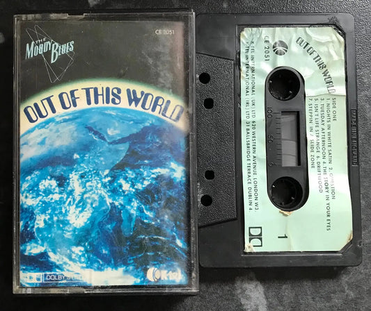 The Moody Blues, Out Of This World Album, CE 2051, K-Tel, Vintage Cassette Magretro