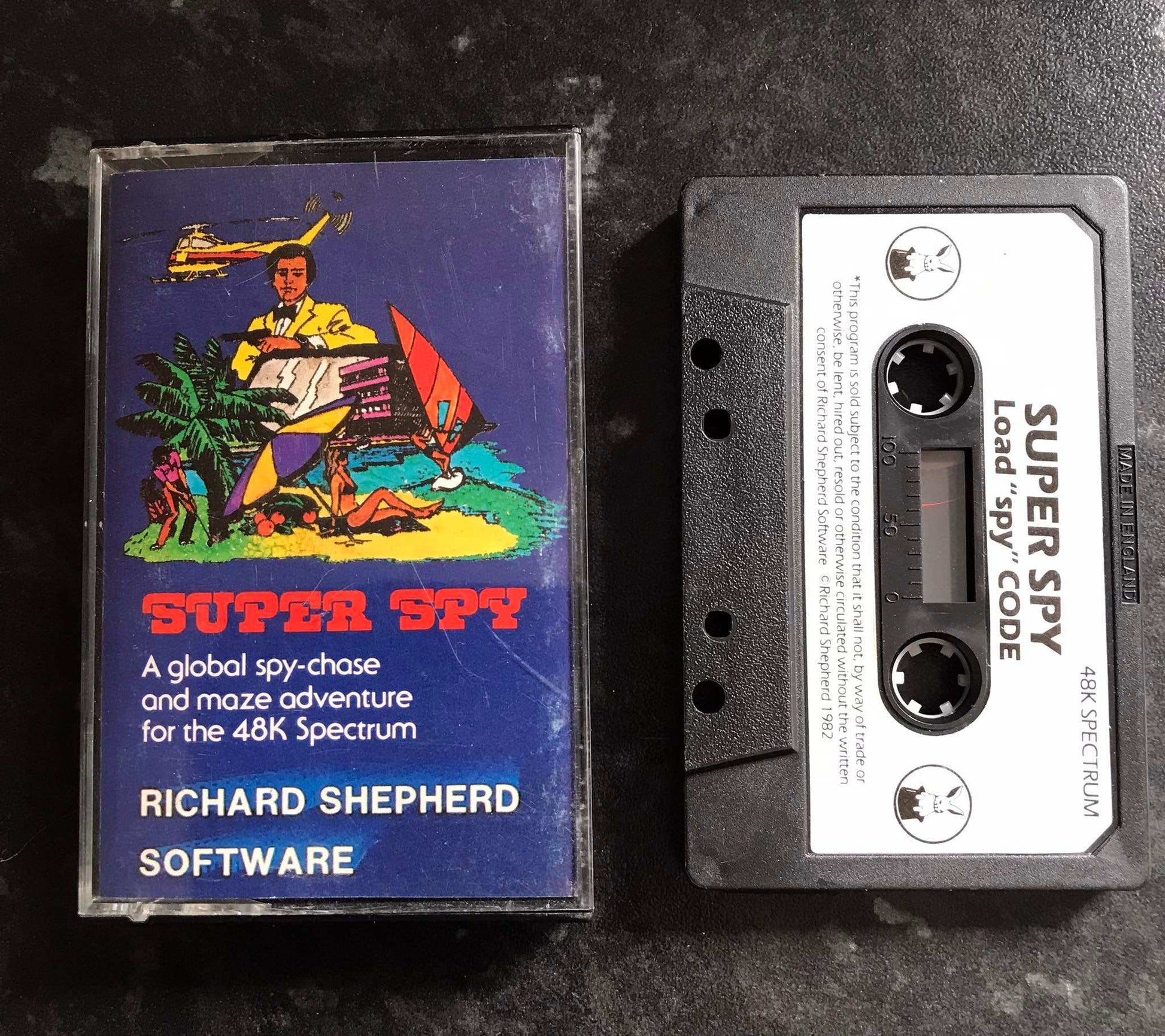 Super Spy (Working), ZX Spectrum, by Richard Shepherd Software Magretro