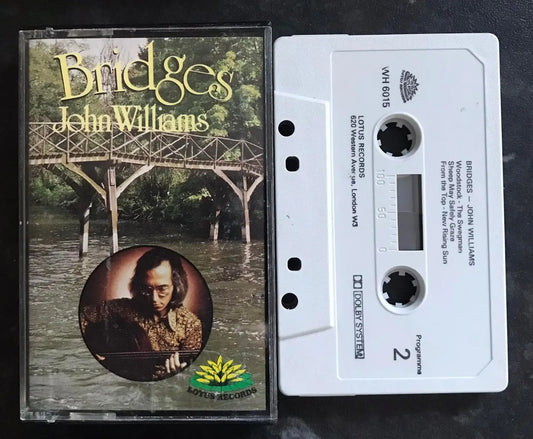 John Williams, Bridges Album, Lotus Records, WH 6015, Vintage Cassette Magretro