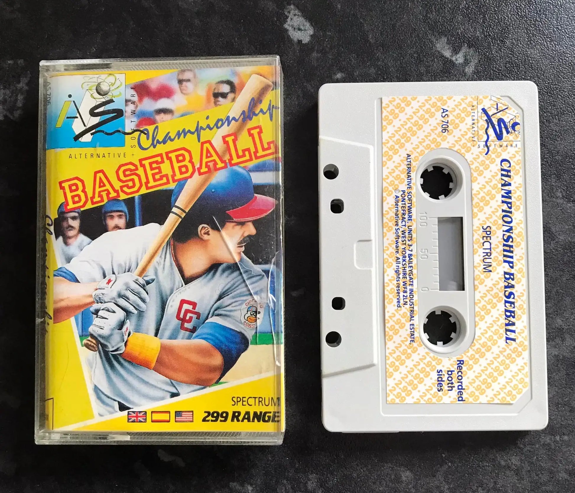 Championship Baseball (Working), ZX Spectrum, by Alternative Software Magretro