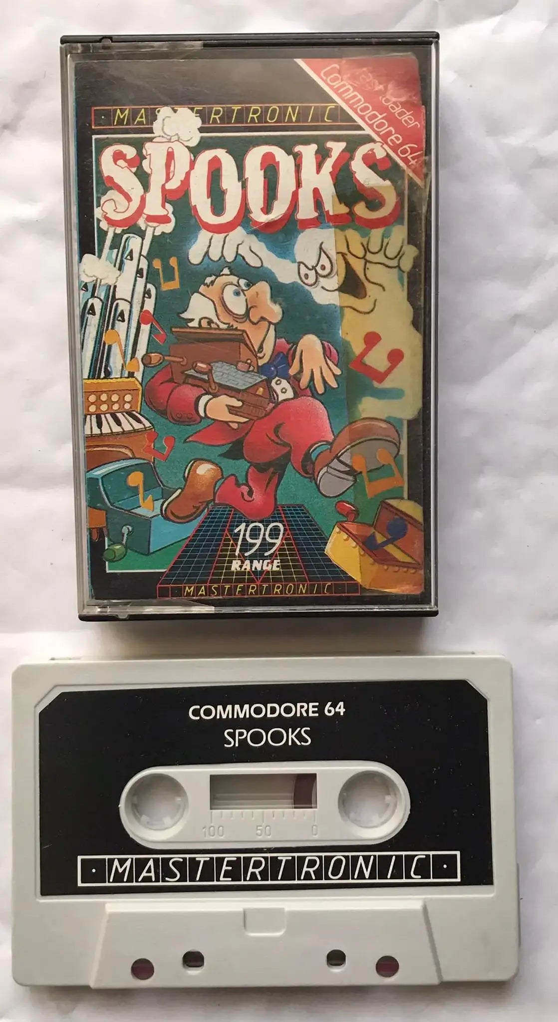 Spooks, Commodore 64 game by Mastertronic, WORKING Magretro