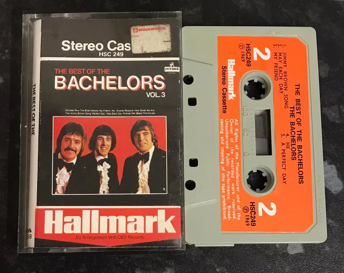 The best of The Bachelors Vol 3, HALLMARK, HSC249, Vintage Cassette Magretro