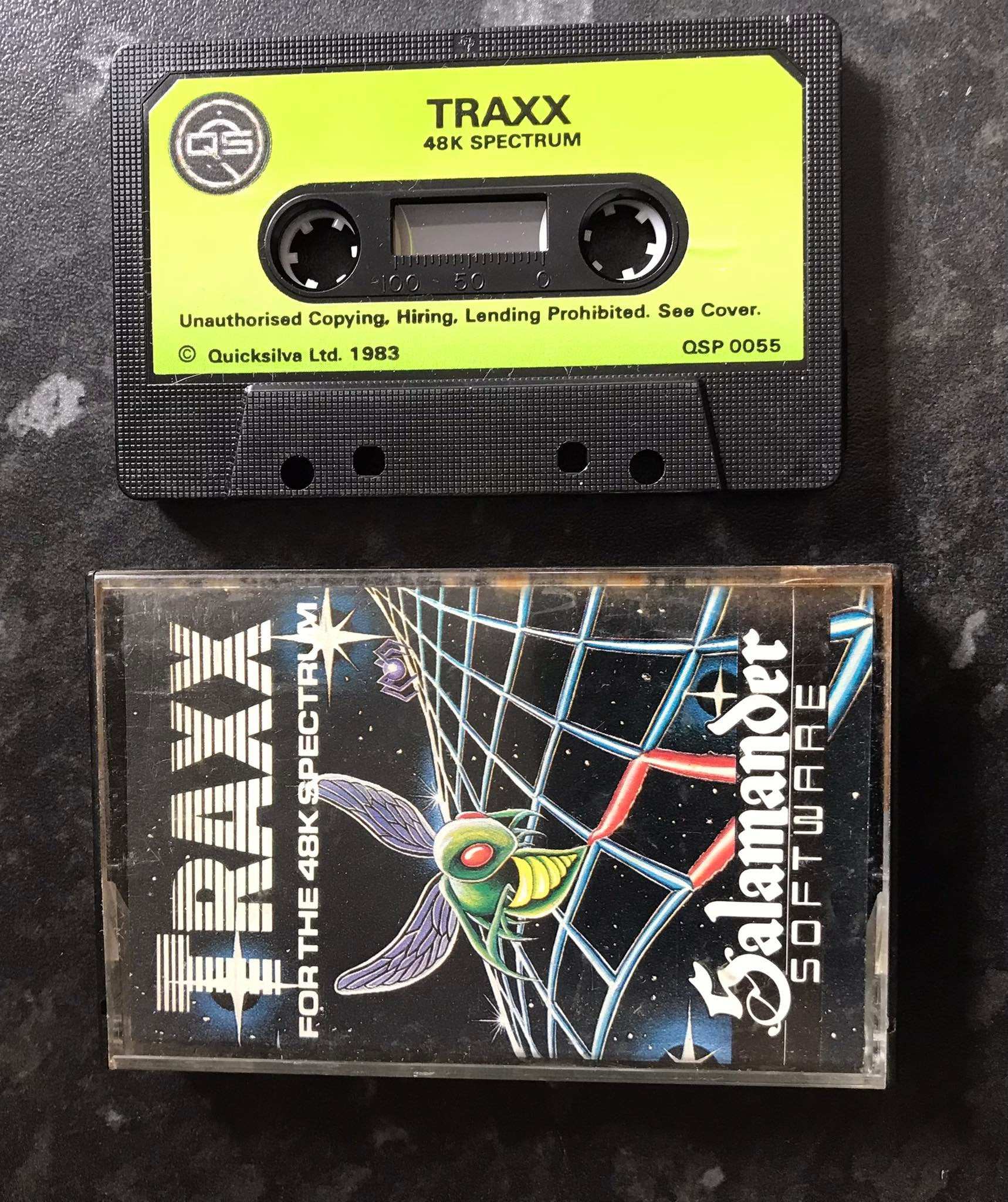 Traxx, ZX Spectrum, by Quicksilva / Salamander Magretro