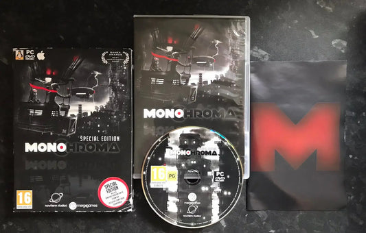 Monochroma Special Edition, DVD, UK, Pal, PC Game, MAC Game Magretro