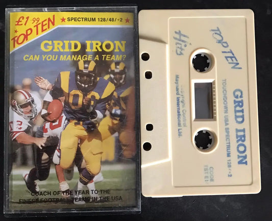 Grid Iron, ZX Spectrum, Released by Top Ten Games Magretro
