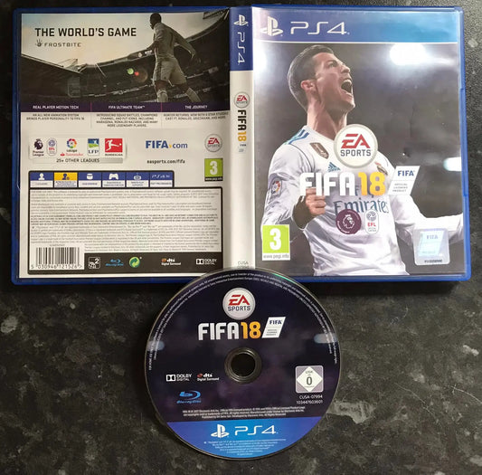fifa 18, Playstation 4 Game, UK PAL, PS4 Magretro
