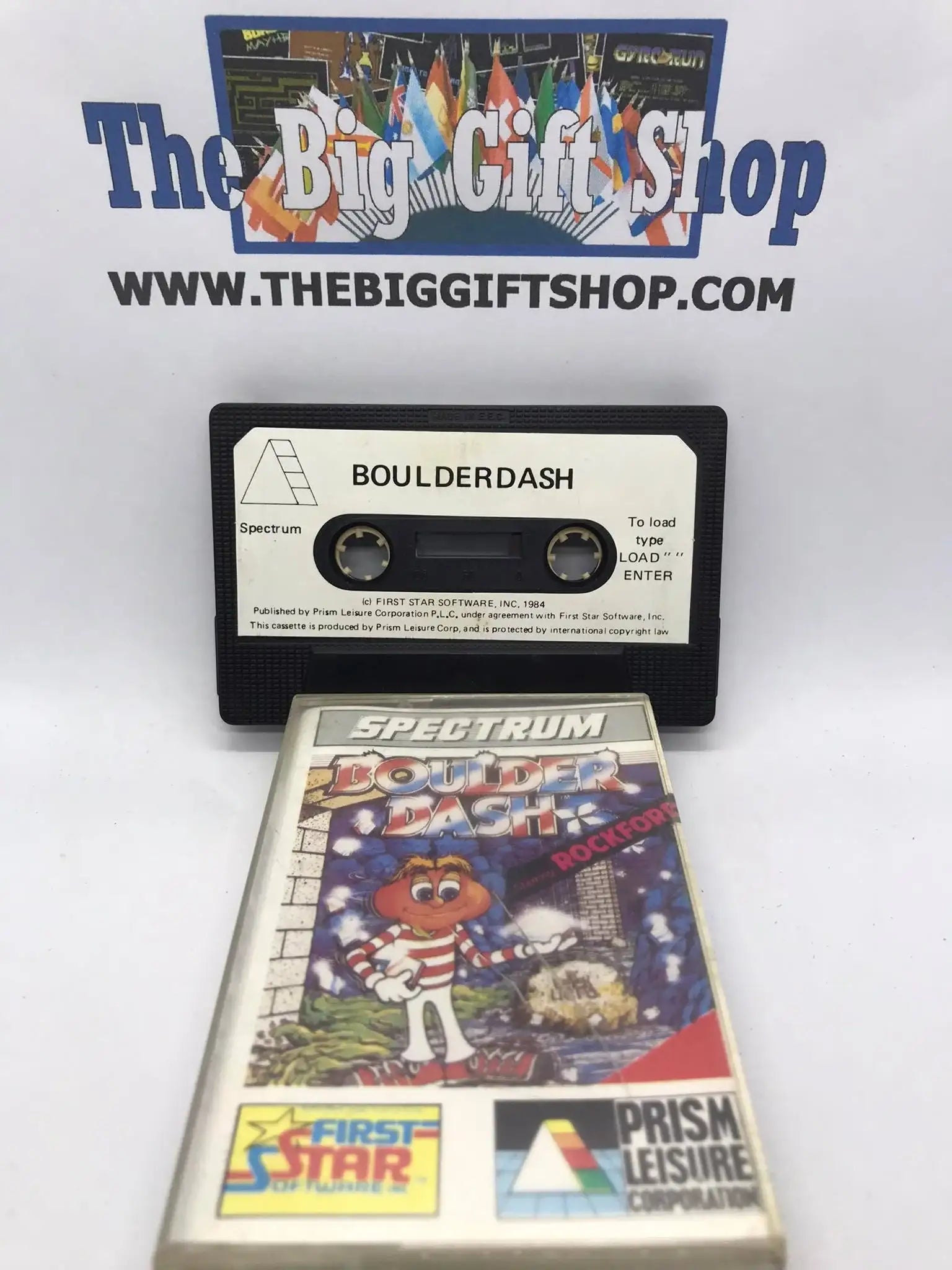 Boulder Dash (Prism Leisure) (Tested Working), ZX Spectrum, RARE Magretro