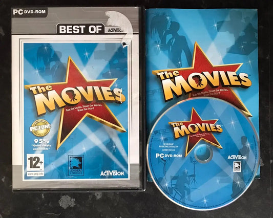 Best Of THE MOVIES, BO Sim game, UK, Pal, PC Game Magretro