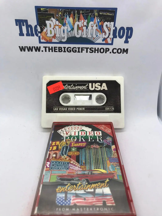 Las Vegas Video Poker, C64, Released by Entertainment usa, WORKING Magretro