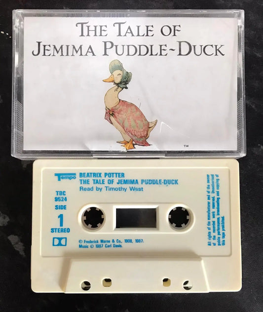 The Tale Of Jemima Puddle-Duck, Audiobook Cassette, 1987, TBC 9524 Magretro
