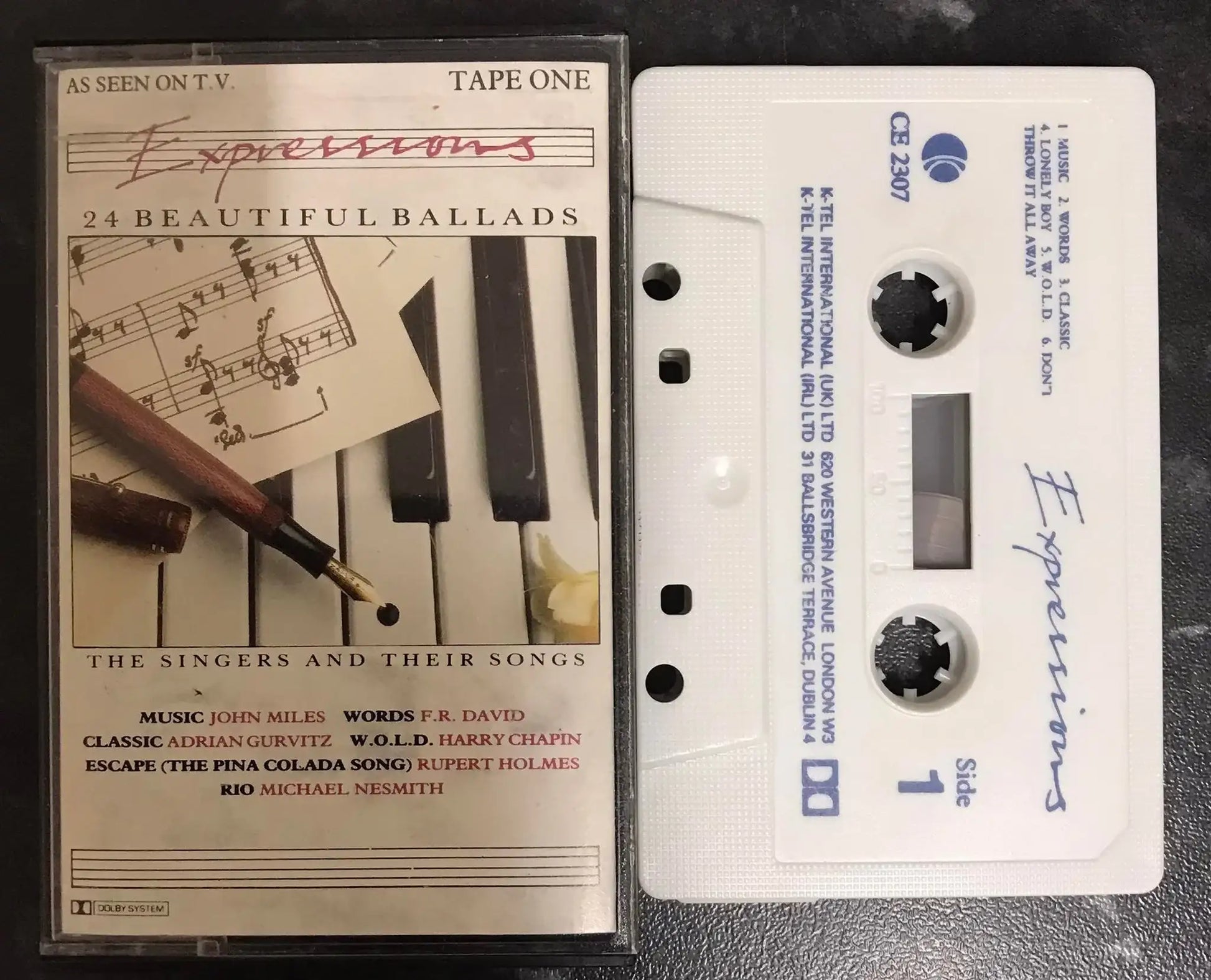 Expresssions, Tape one Album, Vintage Cassette Magretro