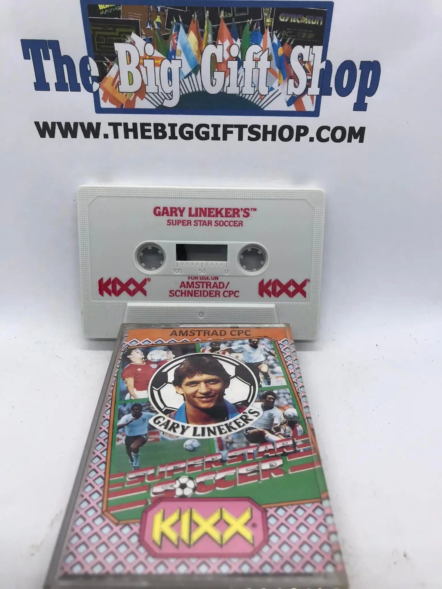 Gary Lineker's Super Star Soccer (Kixx), CPC 464 / 664 Released by Kixx Magretro
