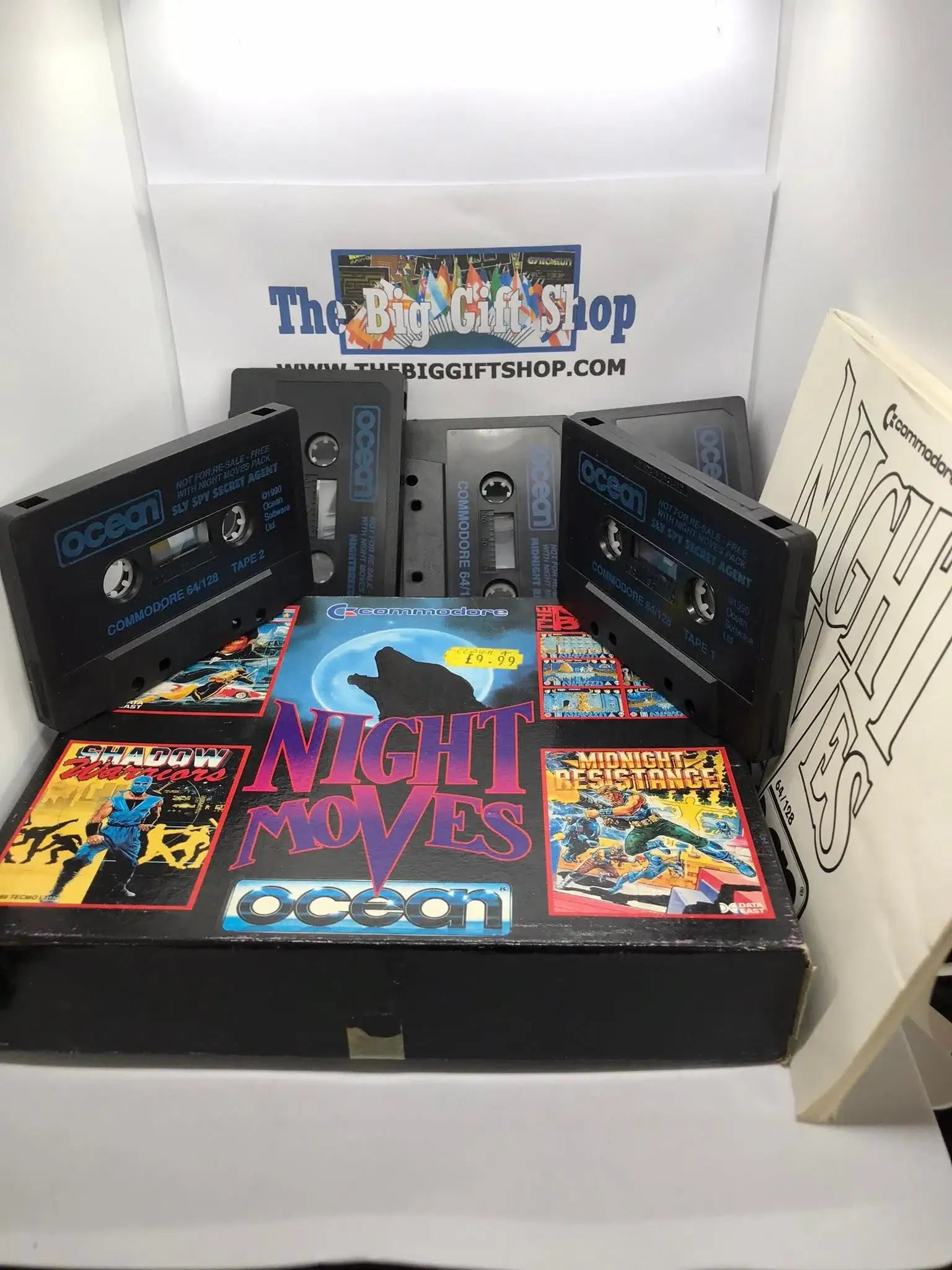 Night Moves Compilation, C64, Released by Ocean Software Magretro