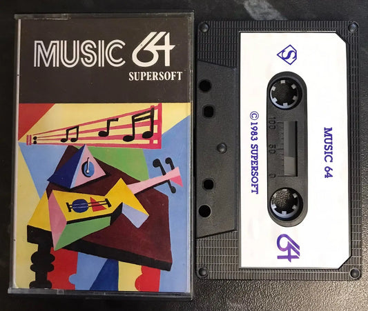 Music 64, C64 Utility by Supersoft, RARE, WORKING Magretro
