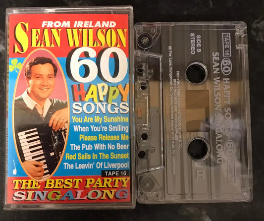 Sean Wilson 60 Happy Songs Singalong, Tape 16, SWC 1016, Vintage Cassette Magretro
