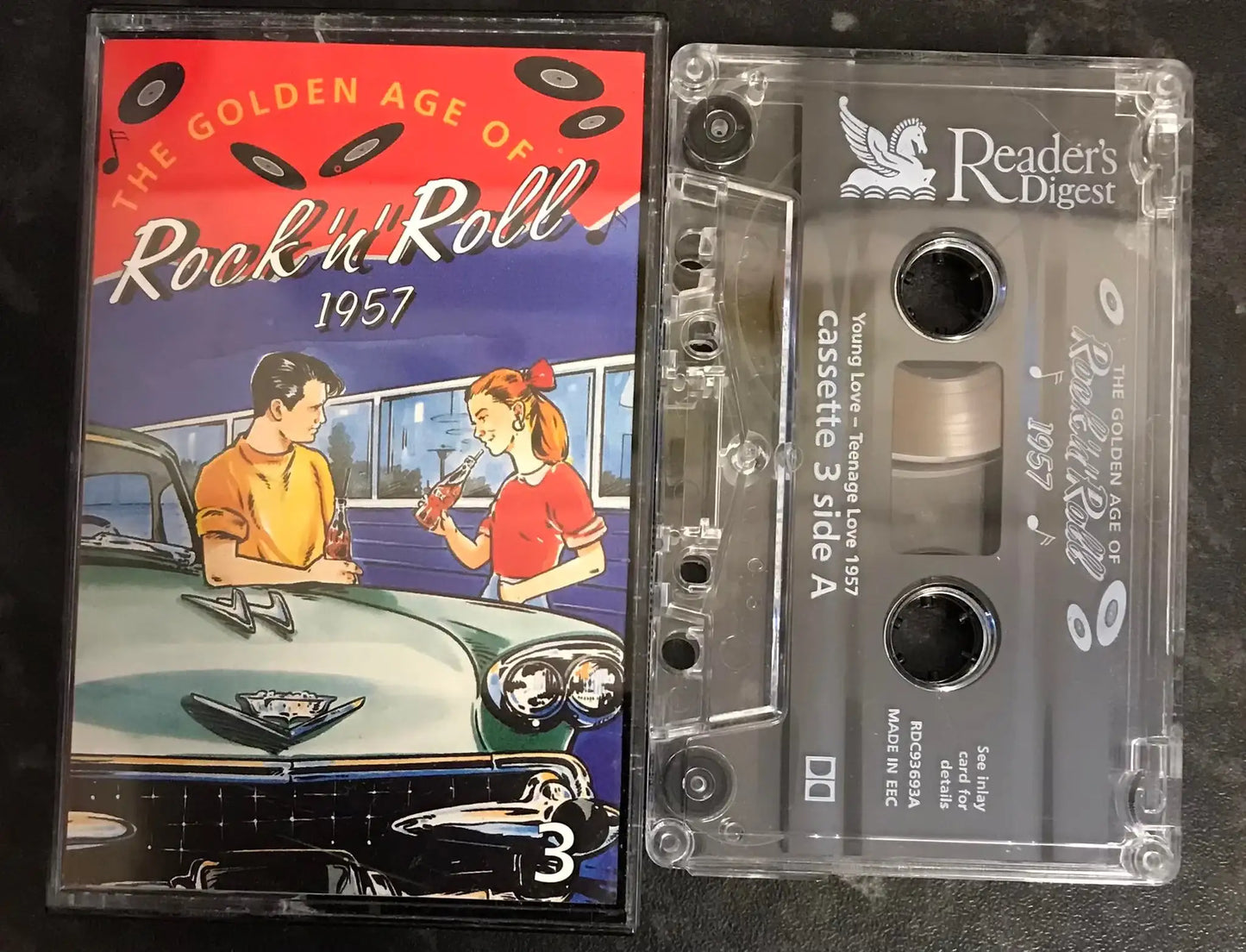 The Golden Age of Rock 'n' Roll, 1957, Tape 3, RDC 93693, Vintage Cassette Magretro