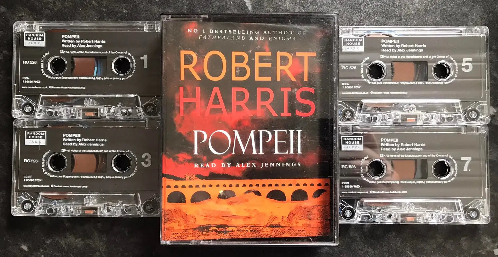 Pompeii, by Robert Harris, Audiobook, Random House Auidio, RC 526 Magretro