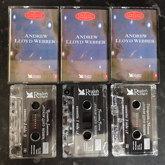 Andrew Lloyd Webber, Timeless Favourites 3 Tape Album, RDC 92471 Magretro