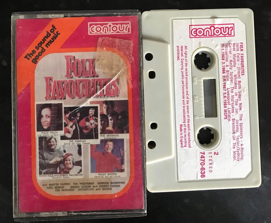 Folk Favourites Album, Contour, 7470 636, Vintage Cassette Magretro