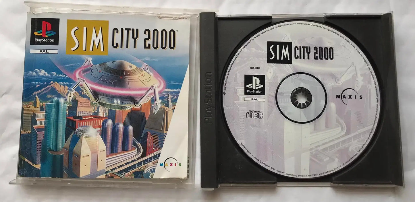 sim city 2000, Playstation 1 Game Magretro
