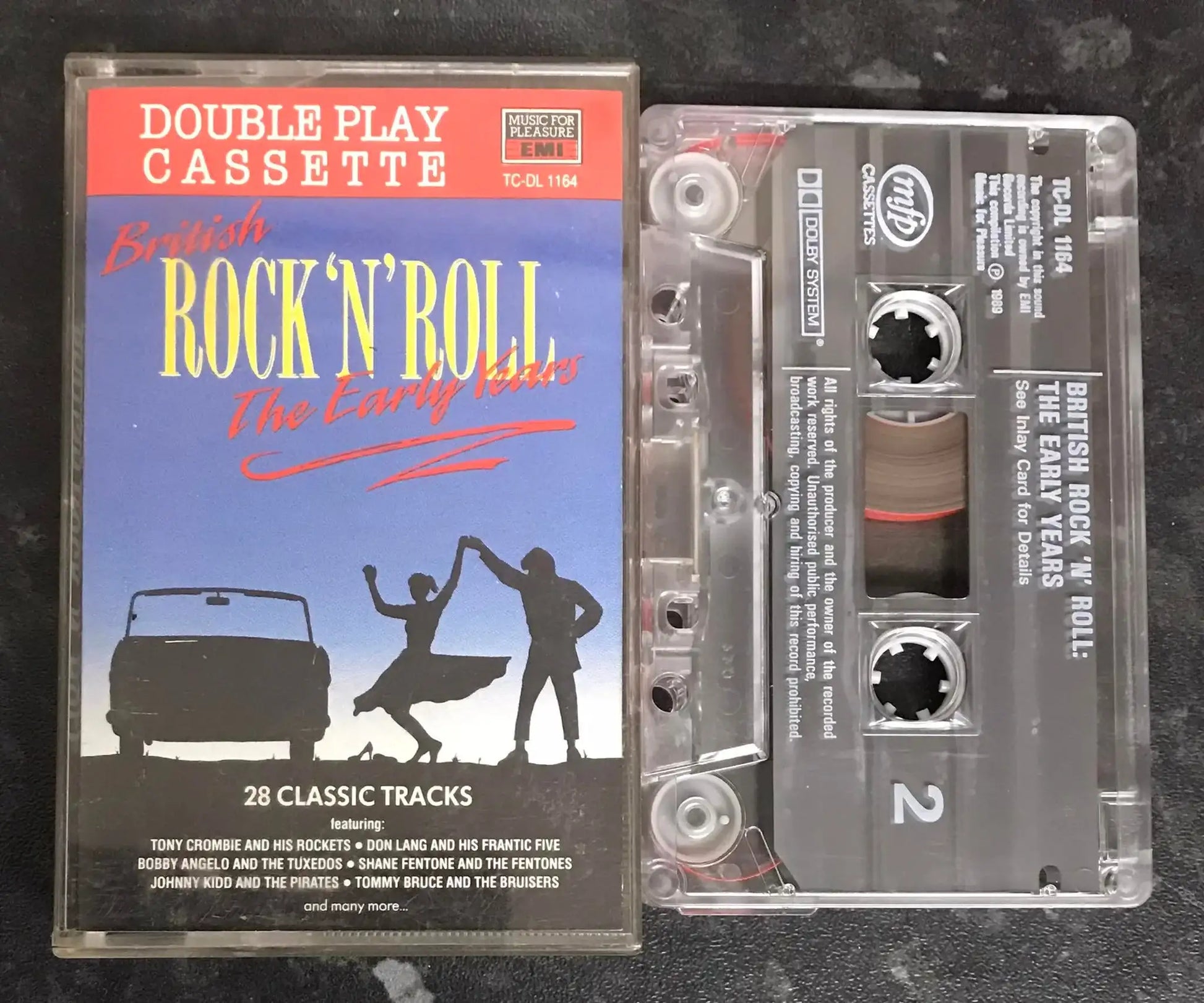 British Rock 'n' Roll, The Early Years Album, TC-DL 1164, Vintage Cassette Magretro