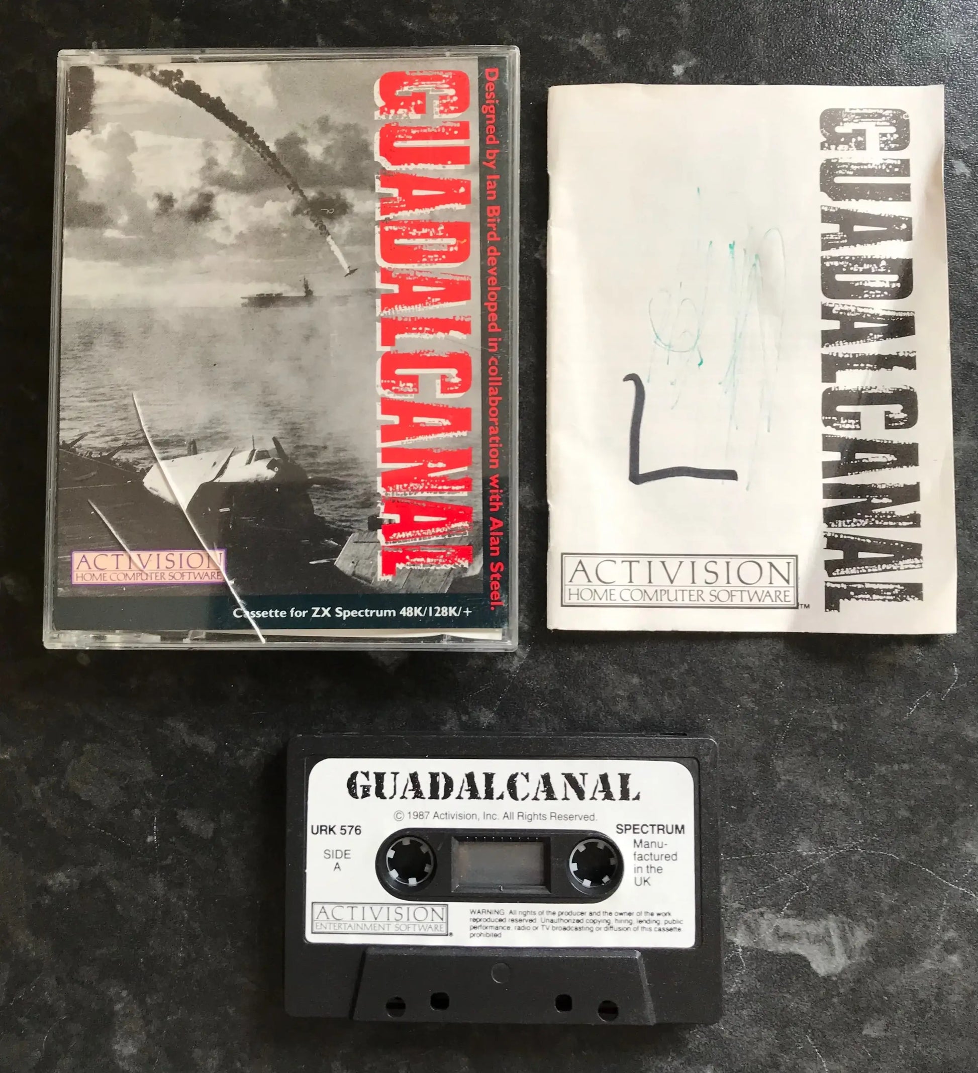 Guadalcanal, ZX Spectrum by Activision -Working Magretro